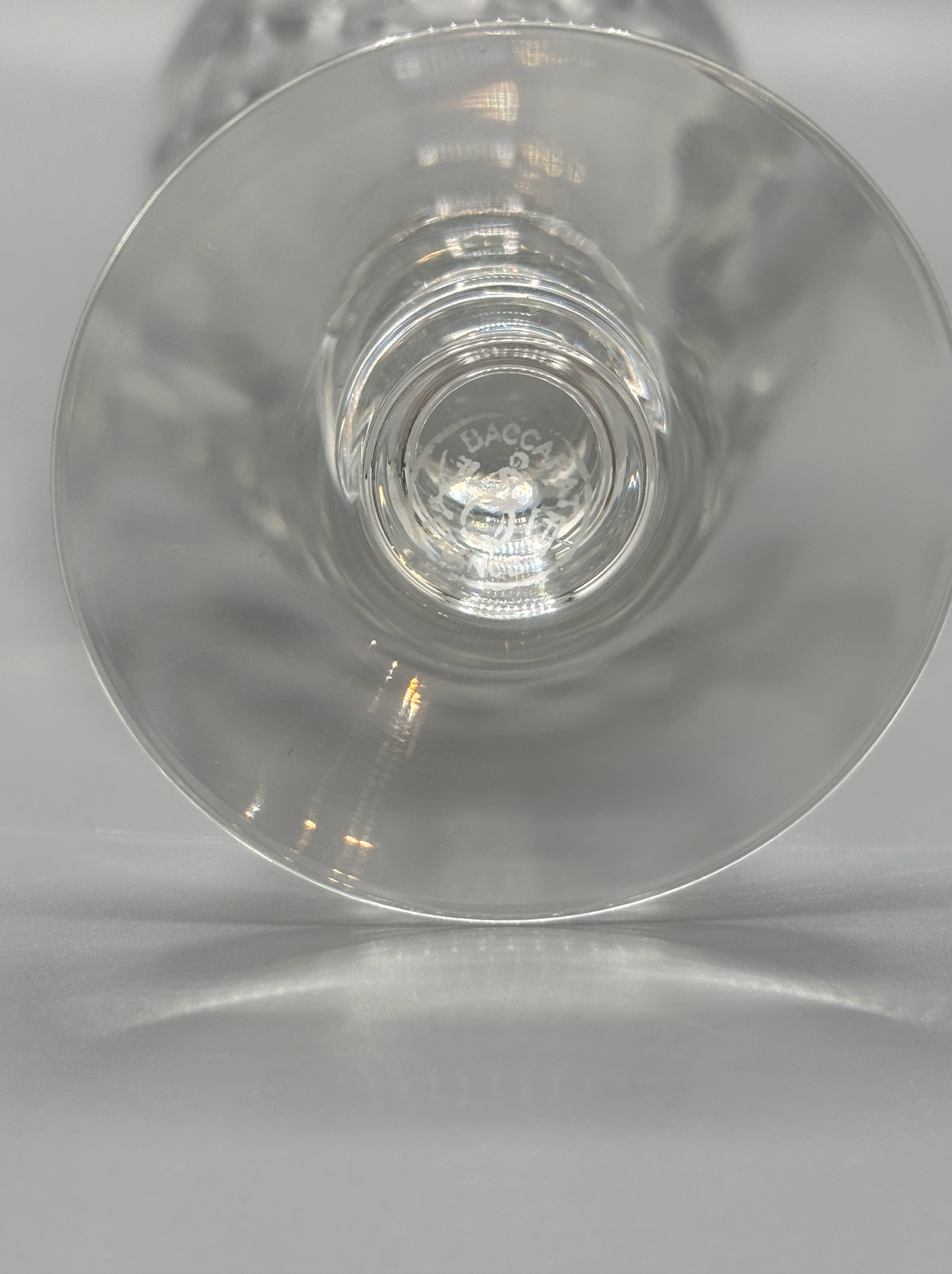 BACCARAT - 6 verres à vin en cristal, modèle Armagnac