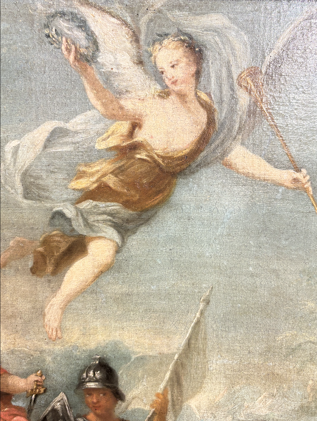 École française du XVIIIe siècle, "Triomphe d'un empereur enfant" Ancienne Collection Albert Gorge