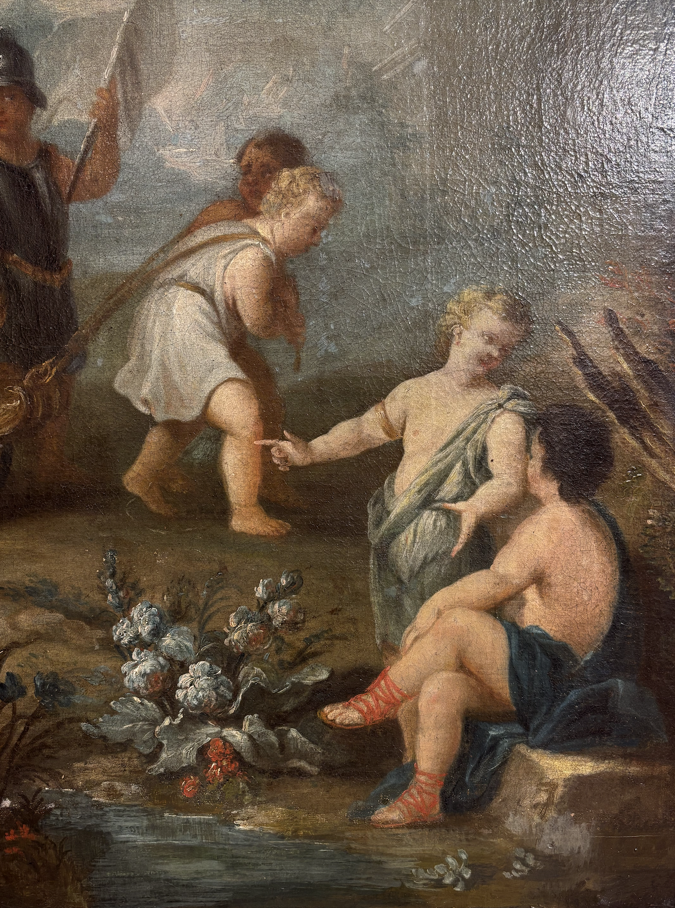 École française du XVIIIe siècle, "Triomphe d'un empereur enfant" Ancienne Collection Albert Gorge