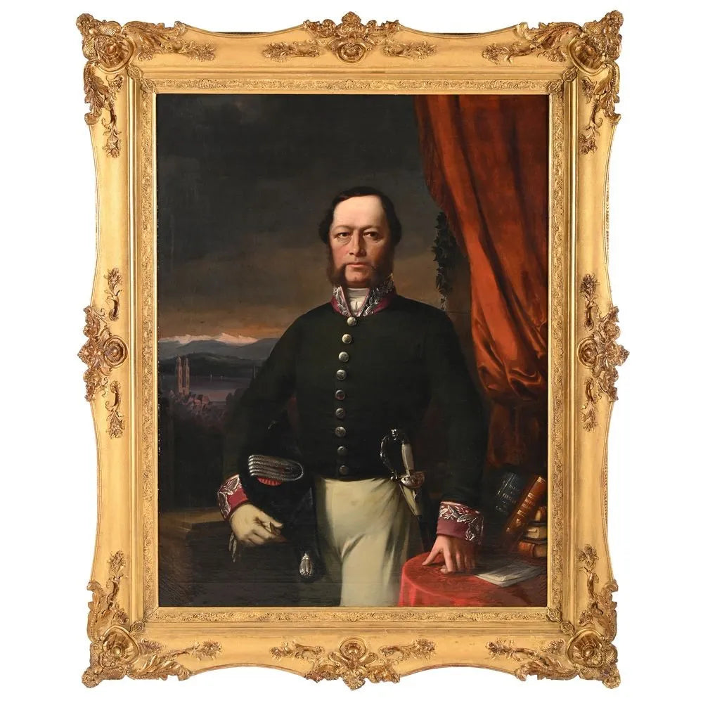 Portrait XIXe Consul Suisse