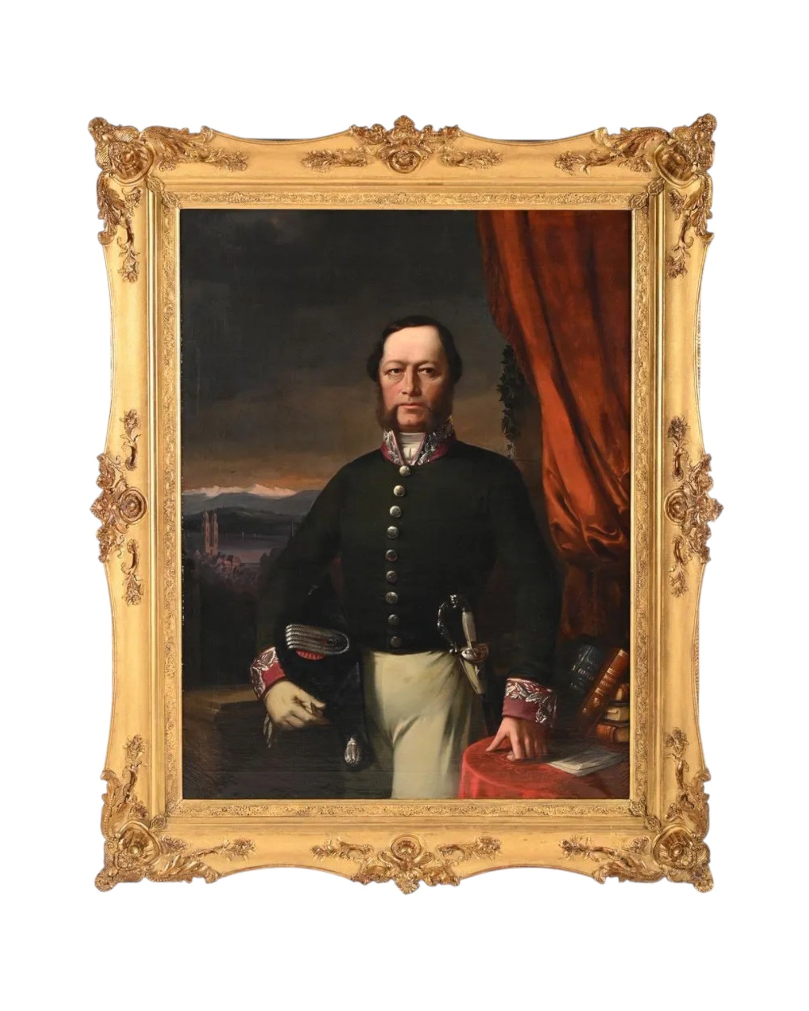 Portrait XIXe Consul Suisse