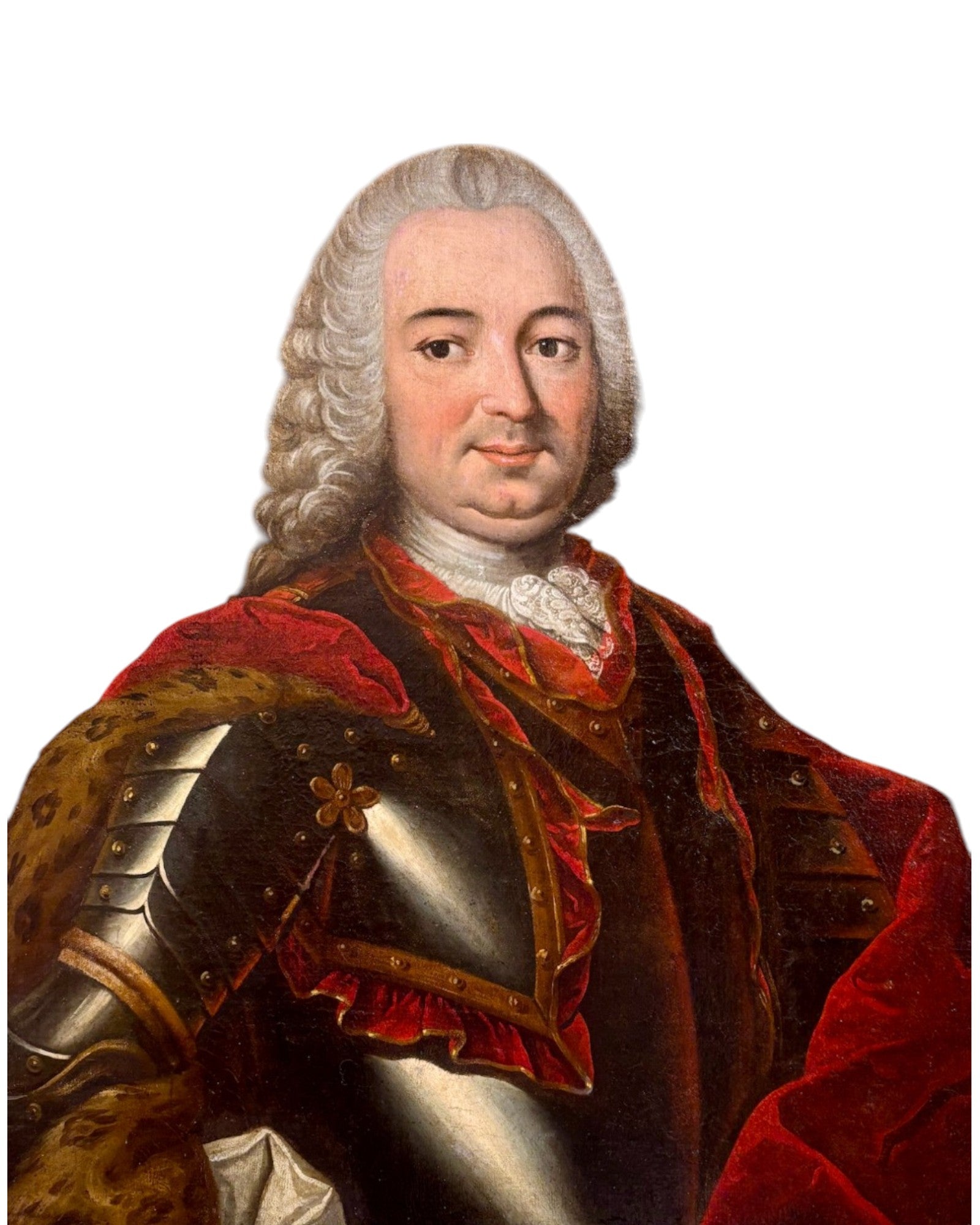 Portrait XVIIIe Homme armure