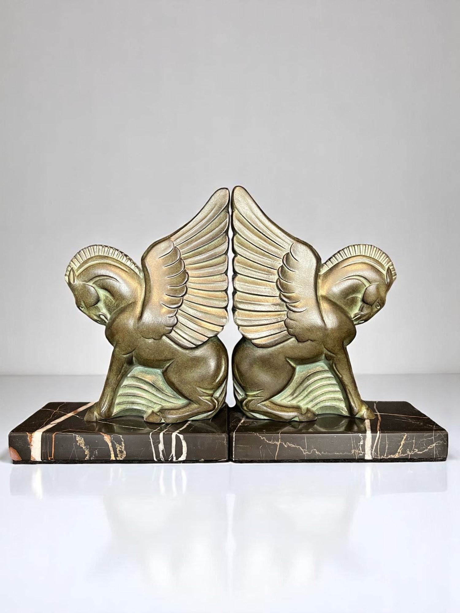 Serre-livres de style Art Deco PEGASE