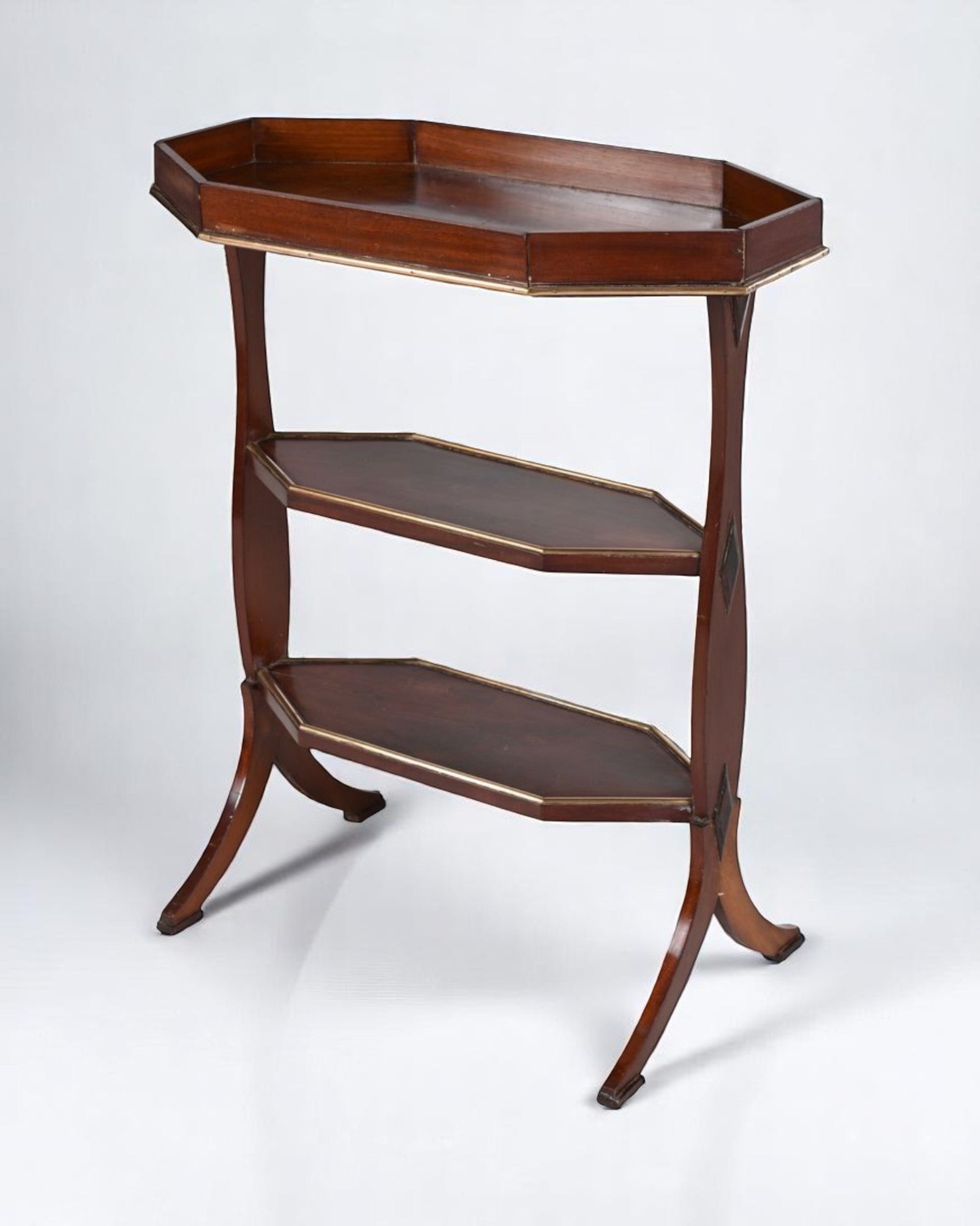 Table desserte en acajou Circa 1830