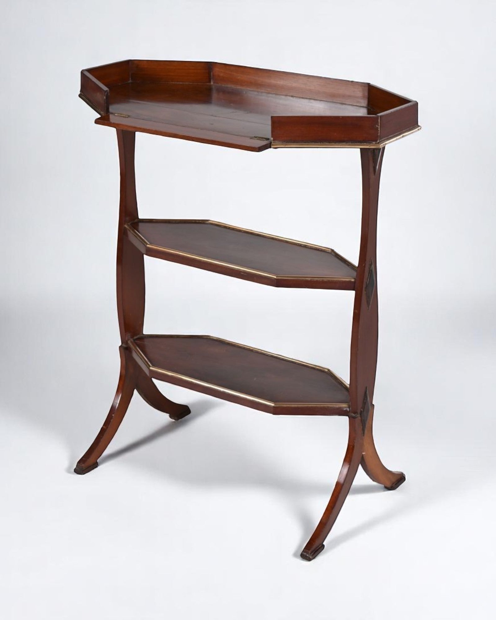 Table desserte en acajou Circa 1830